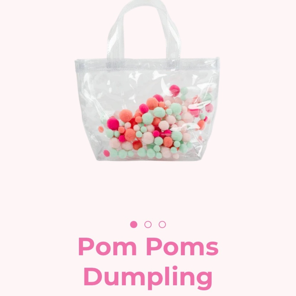 Pom pom bag!